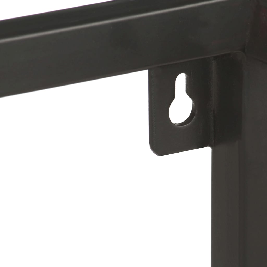 Wall Shelf 60x20x85 cm Rough Mango Wood