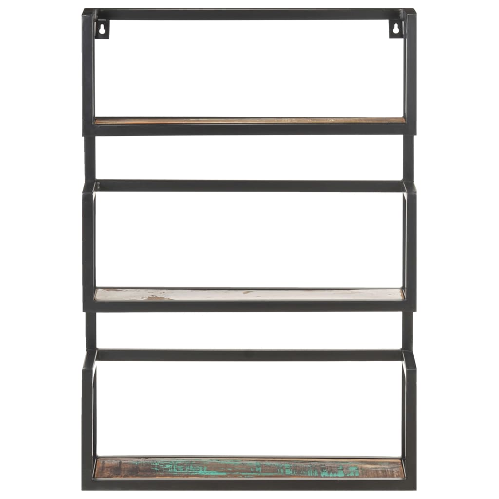 Wall Shelf 60x20x85 cm Solid Reclaimed Wood