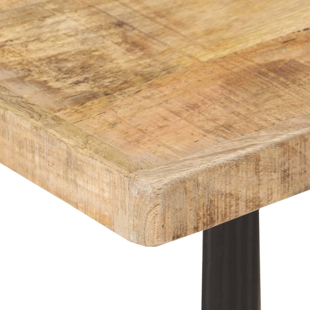 vidaXL Bistro Table 60x60x77 cm Rough Mango Wood