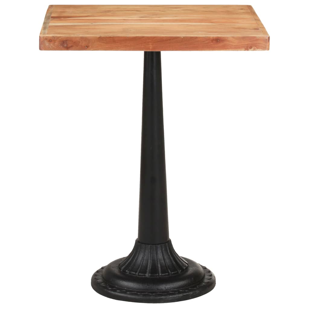 vidaXL Bistro Table 60x60x76 cm Solid Acacia Wood