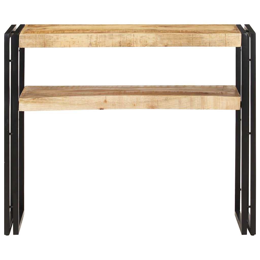 321096 vidaXL Console Table 90x30x75 cm Rough Mango Wood
