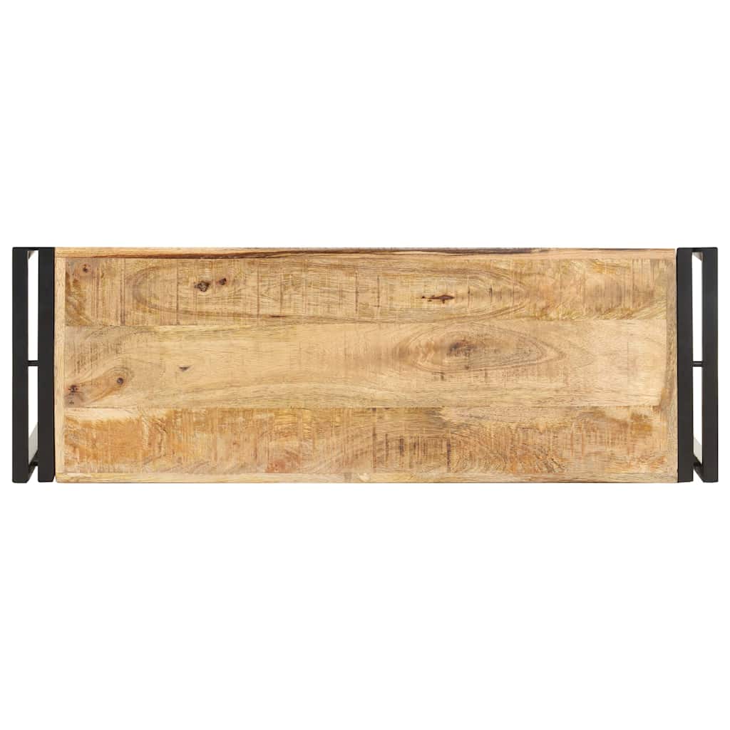 321096 vidaXL Console Table 90x30x75 cm Rough Mango Wood