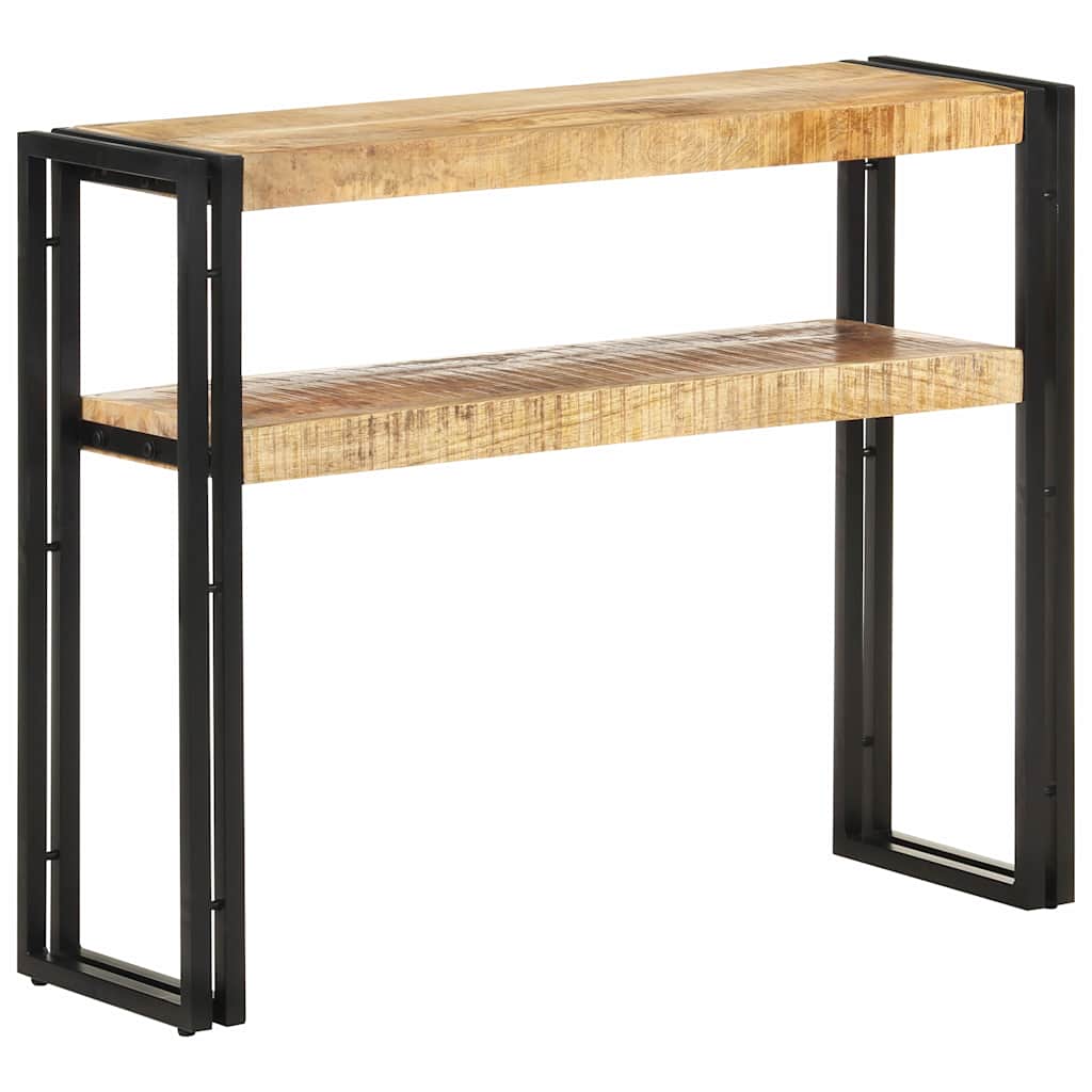 321096 vidaXL Console Table 90x30x75 cm Rough Mango Wood