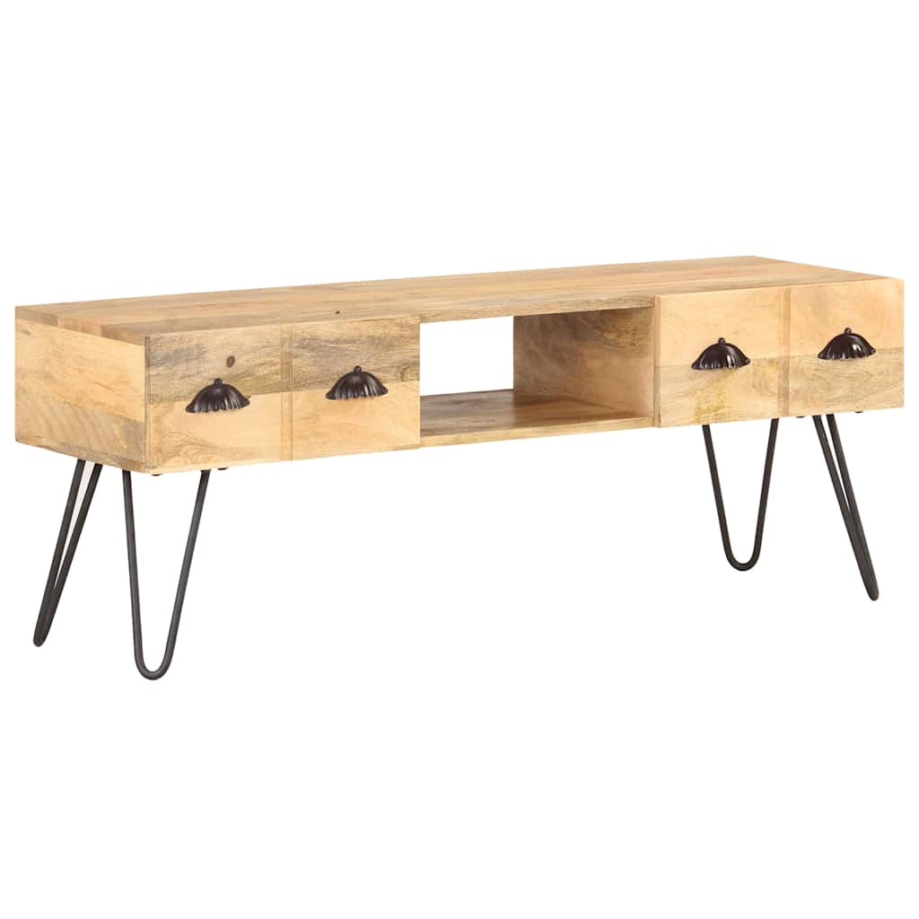 321790 vidaXL TV Cabinet 120x35x45 cm Solid Mango Wood