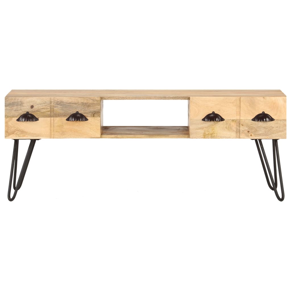 321790 vidaXL TV Cabinet 120x35x45 cm Solid Mango Wood