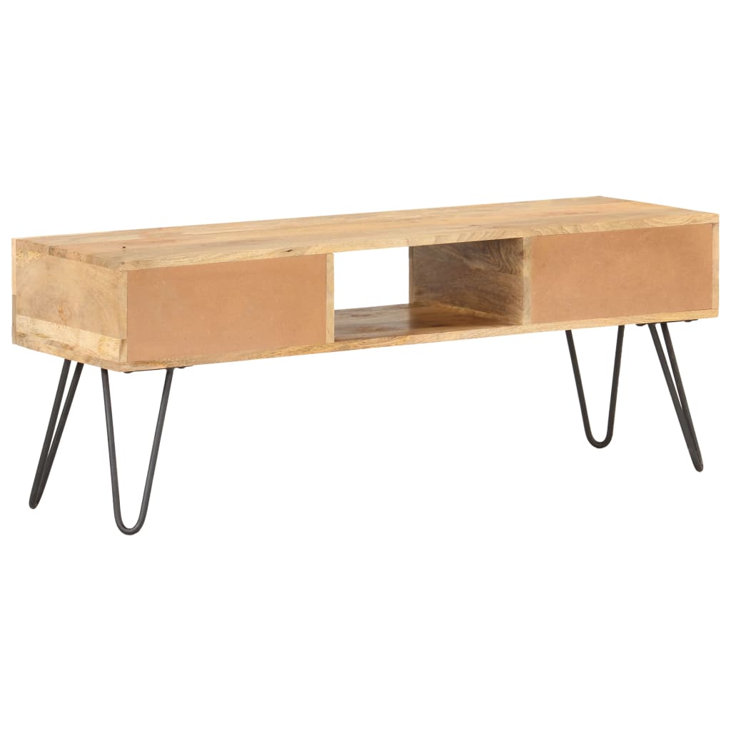 321790 vidaXL TV Cabinet 120x35x45 cm Solid Mango Wood