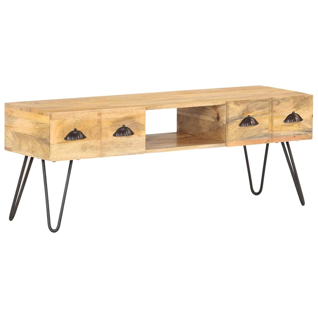 321790 vidaXL TV Cabinet 120x35x45 cm Solid Mango Wood