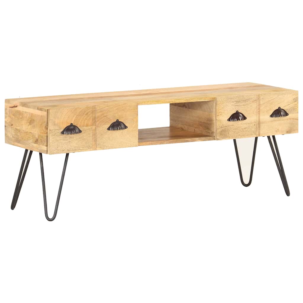 321790 vidaXL TV Cabinet 120x35x45 cm Solid Mango Wood