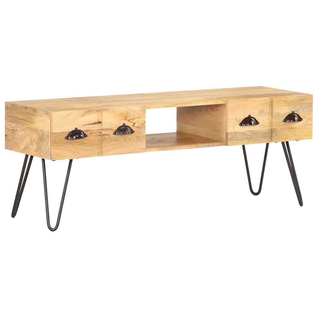 321790 vidaXL TV Cabinet 120x35x45 cm Solid Mango Wood