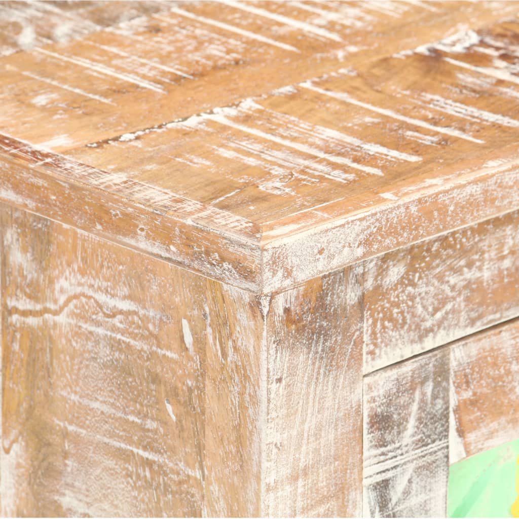Sideboard 61x35x76 cm Rough Acacia Wood