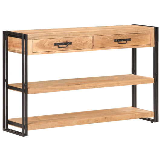 Sideboard 120x30x75 cm Solid Acacia Wood