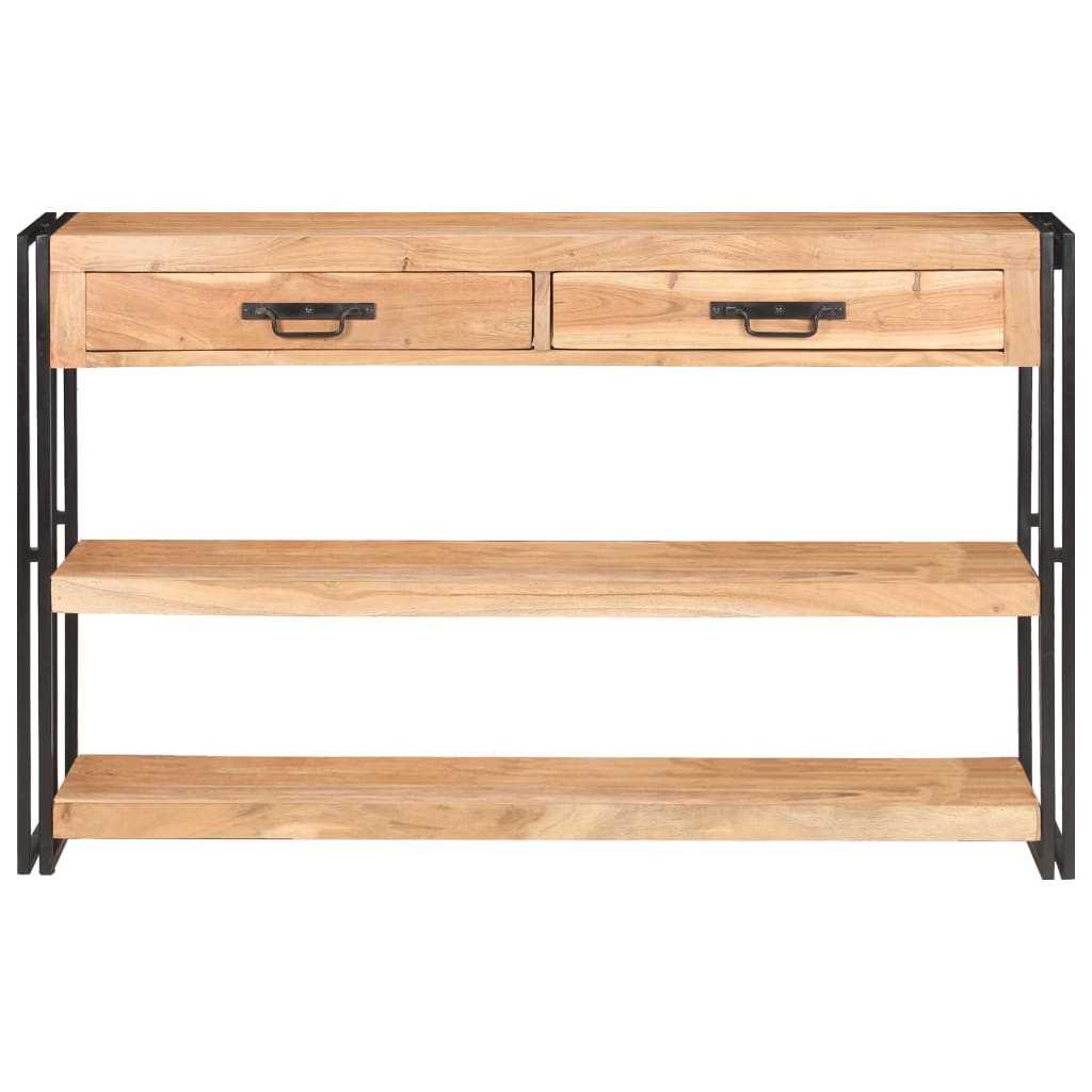 Sideboard 120x30x75 cm Solid Acacia Wood