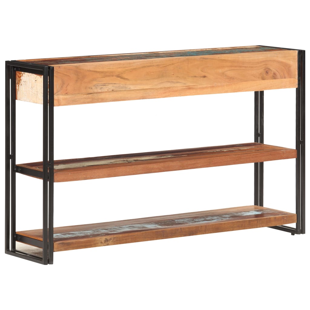 Sideboard 120x30x75 cm Solid Reclaimed Wood