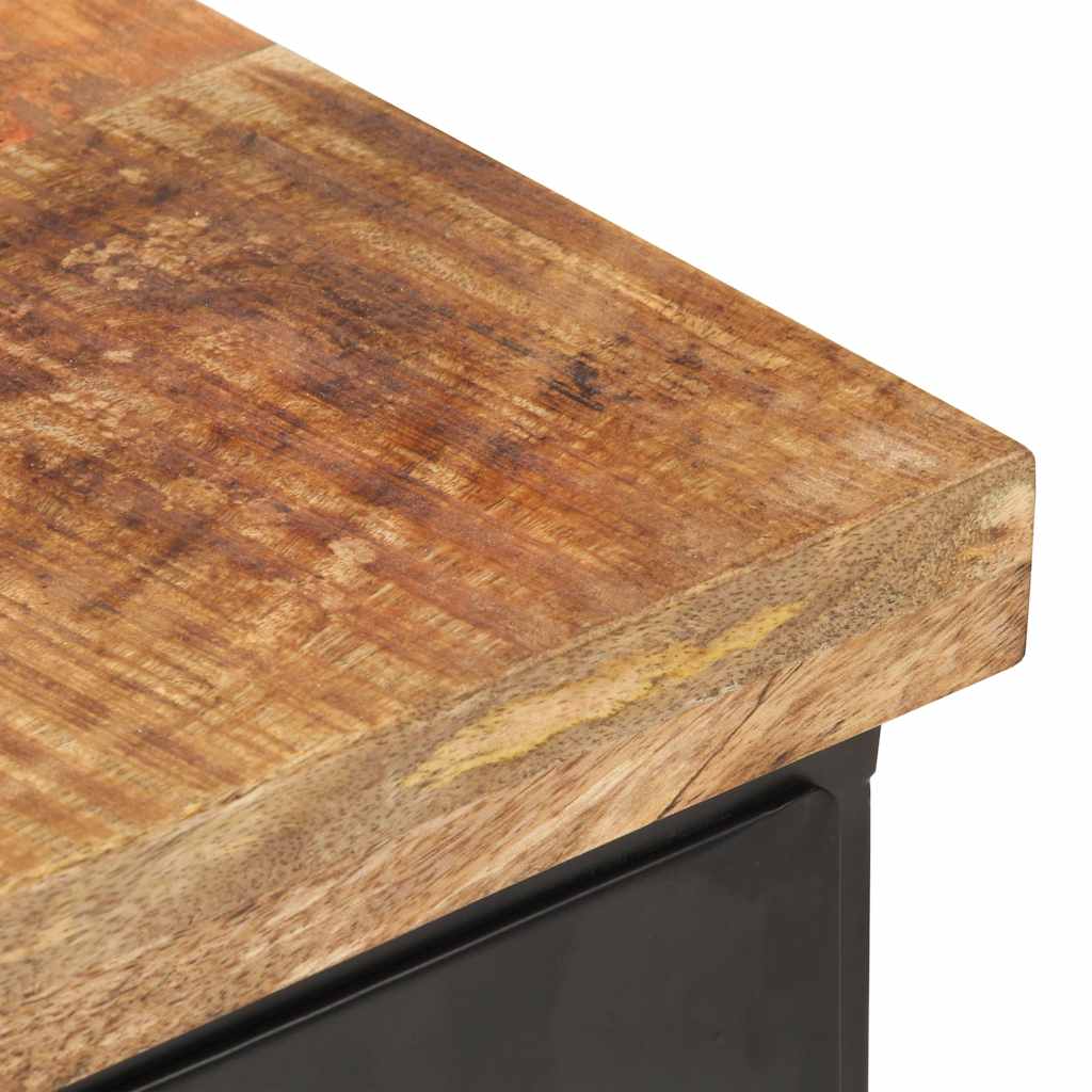 320664 vidaXL Bedside Cabinet 40x30x52 cm Rough Mango Wood
