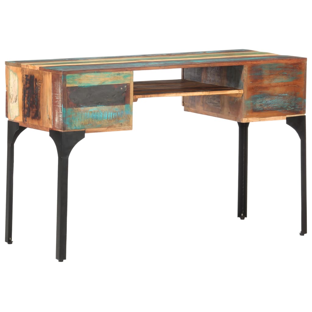 vidaXL Desk 118x48x75 cm Solid Reclaimed Wood