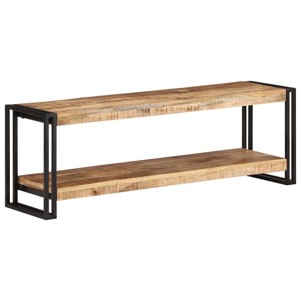 320679 vidaXL TV Cabinet 120x30x40 cm Rough Mango Wood