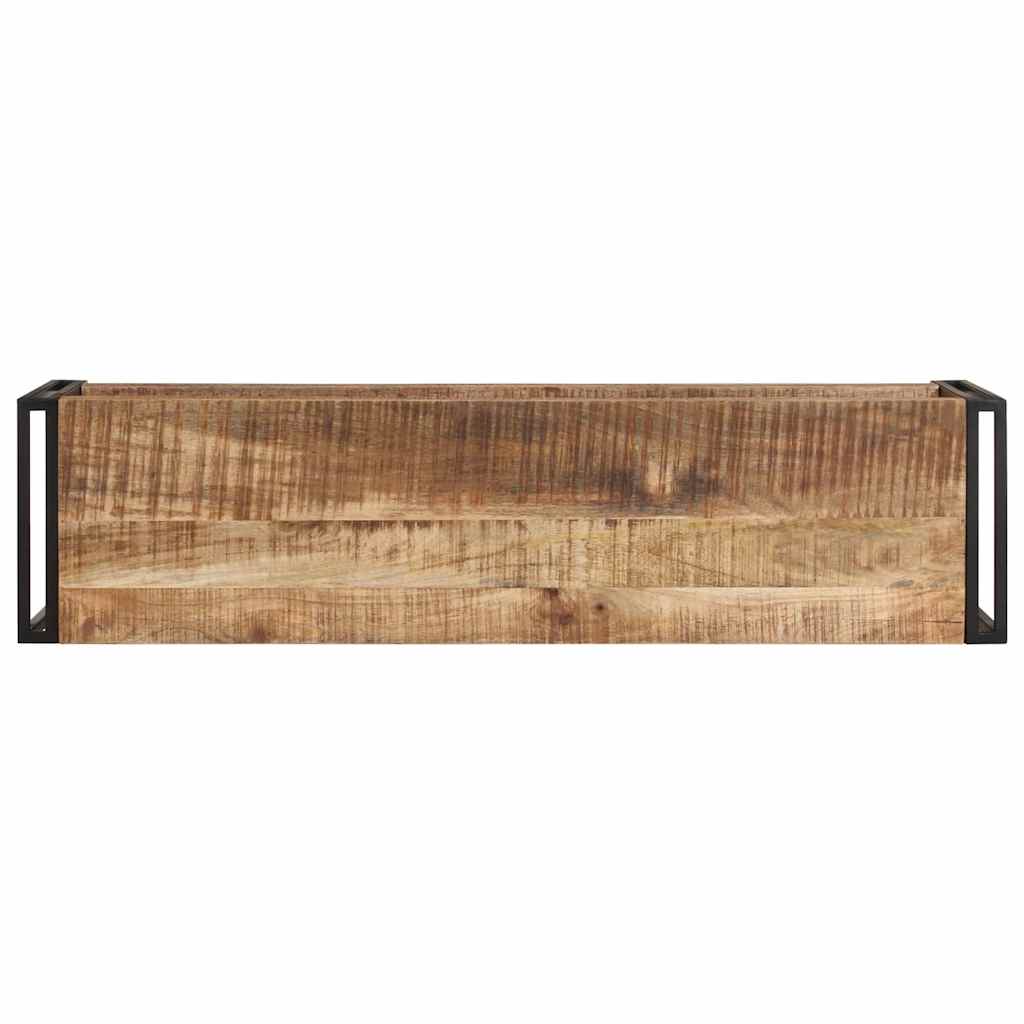 320679 vidaXL TV Cabinet 120x30x40 cm Rough Mango Wood