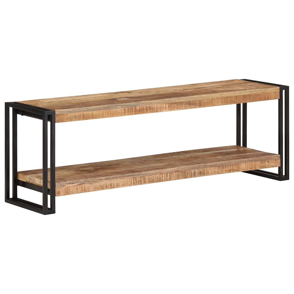 320679 vidaXL TV Cabinet 120x30x40 cm Rough Mango Wood