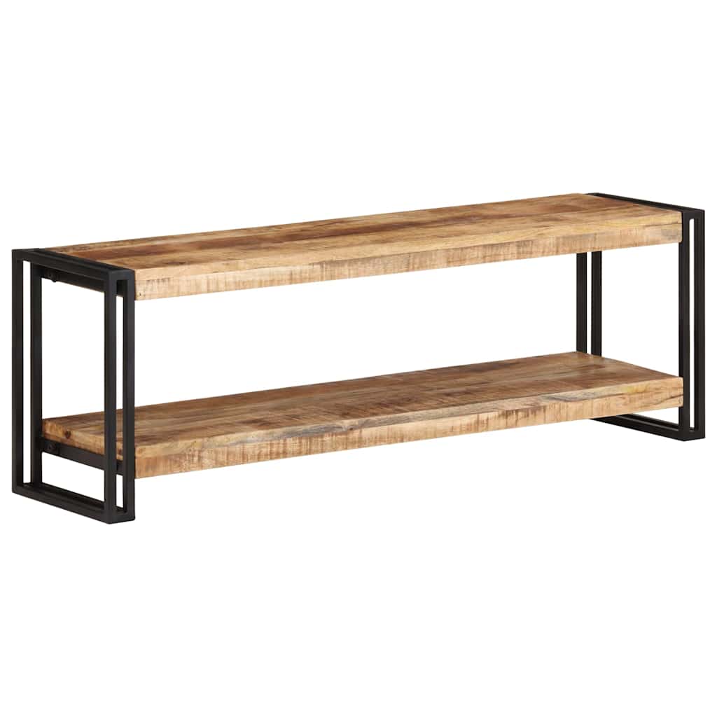 320679 vidaXL TV Cabinet 120x30x40 cm Rough Mango Wood