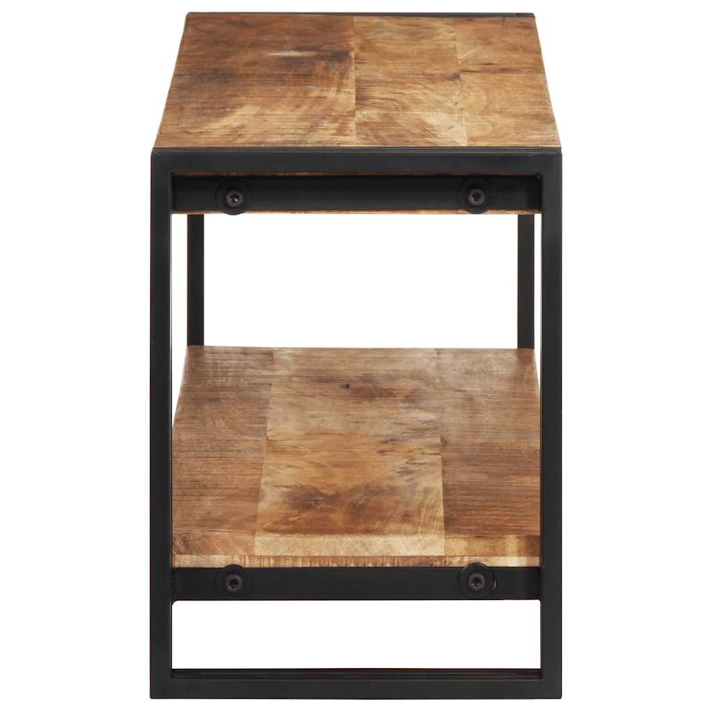 TV Cabinet 120x30x40 cm Rough Mango Wood