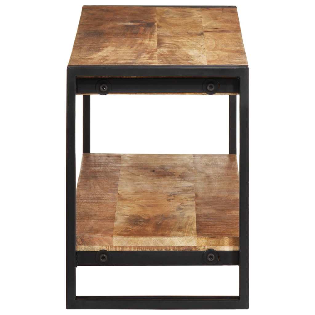 320679 vidaXL TV Cabinet 120x30x40 cm Rough Mango Wood