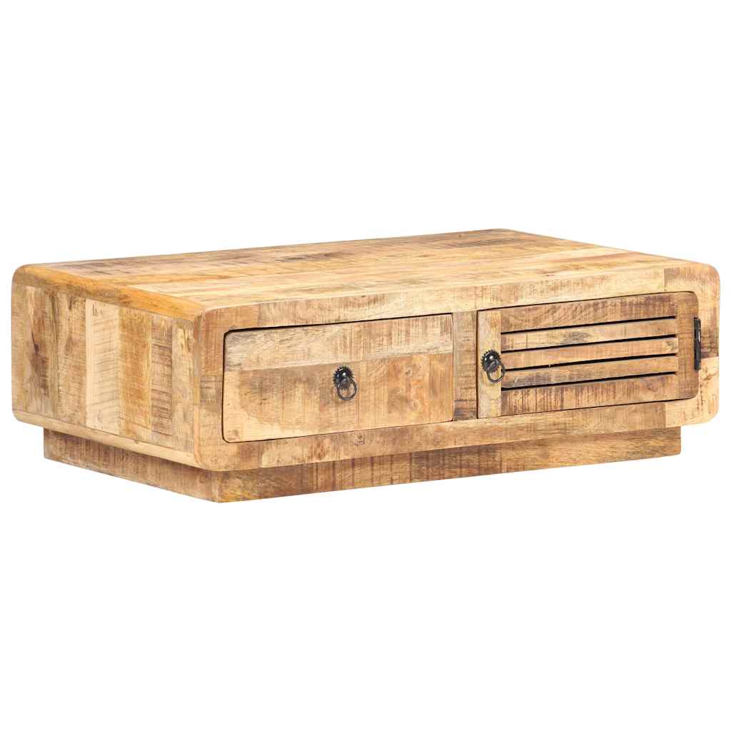 320458 vidaXL Coffee Table 90x60x29 cm Rough Mango Wood