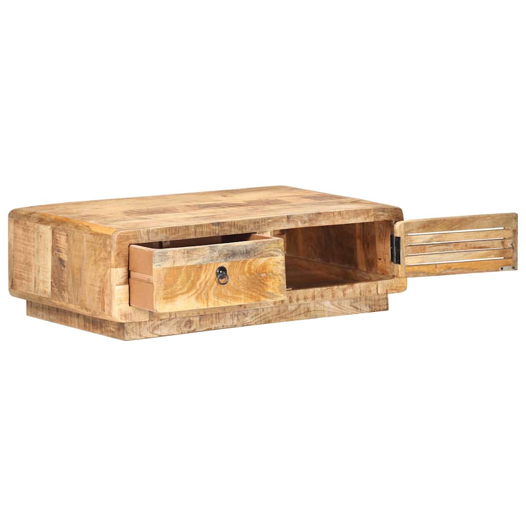 320458 vidaXL Coffee Table 90x60x29 cm Rough Mango Wood