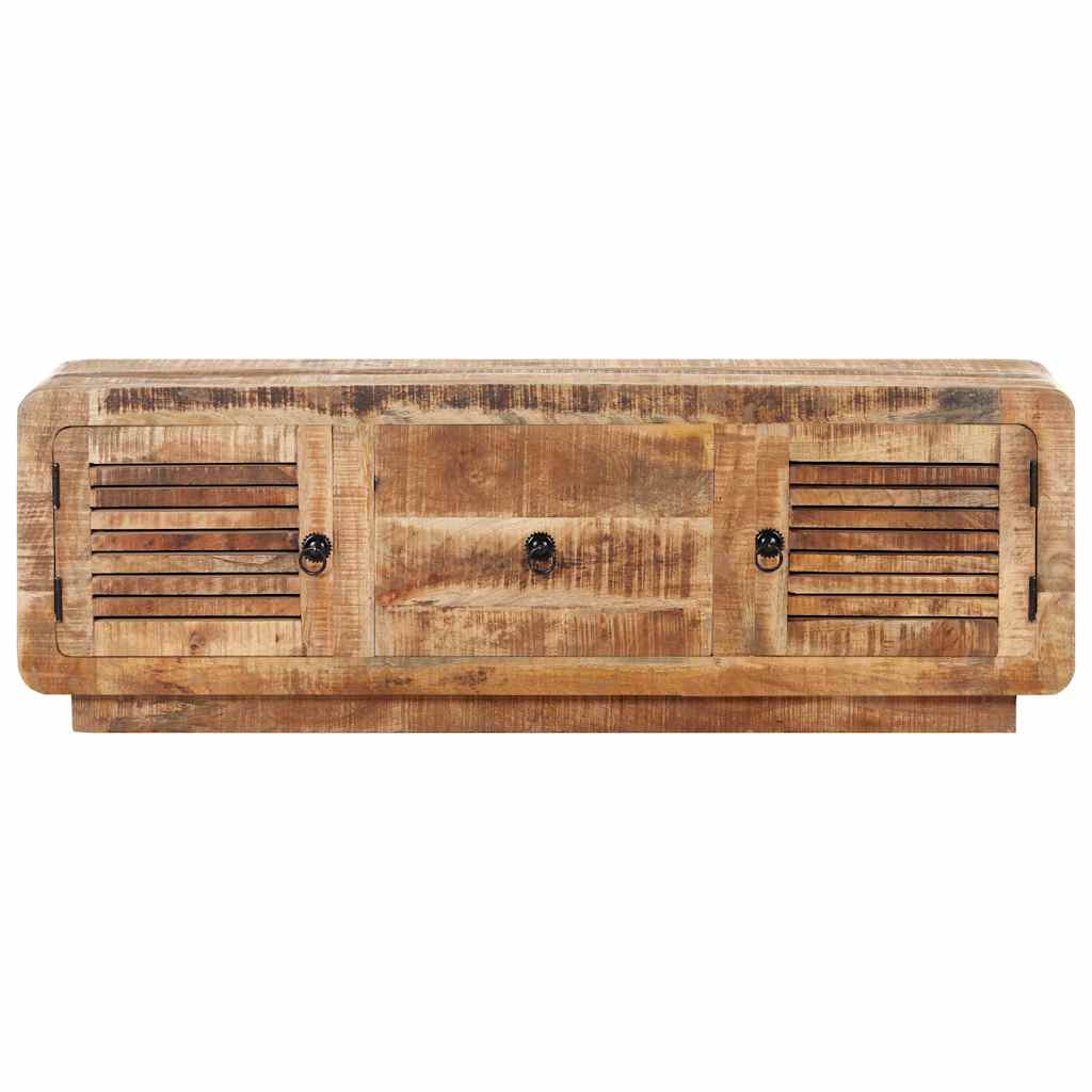 320460 vidaXL TV Cabinet 120x30x40 cm Rough Mango Wood