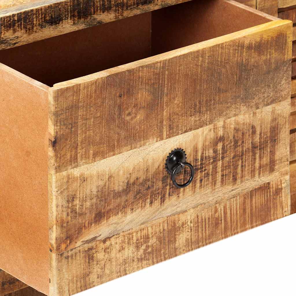 320460 vidaXL TV Cabinet 120x30x40 cm Rough Mango Wood