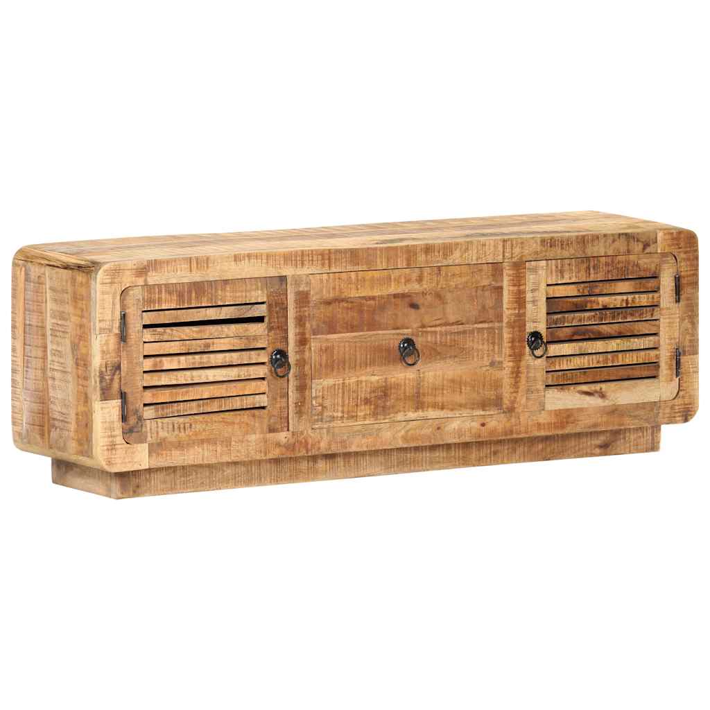 320460 vidaXL TV Cabinet 120x30x40 cm Rough Mango Wood