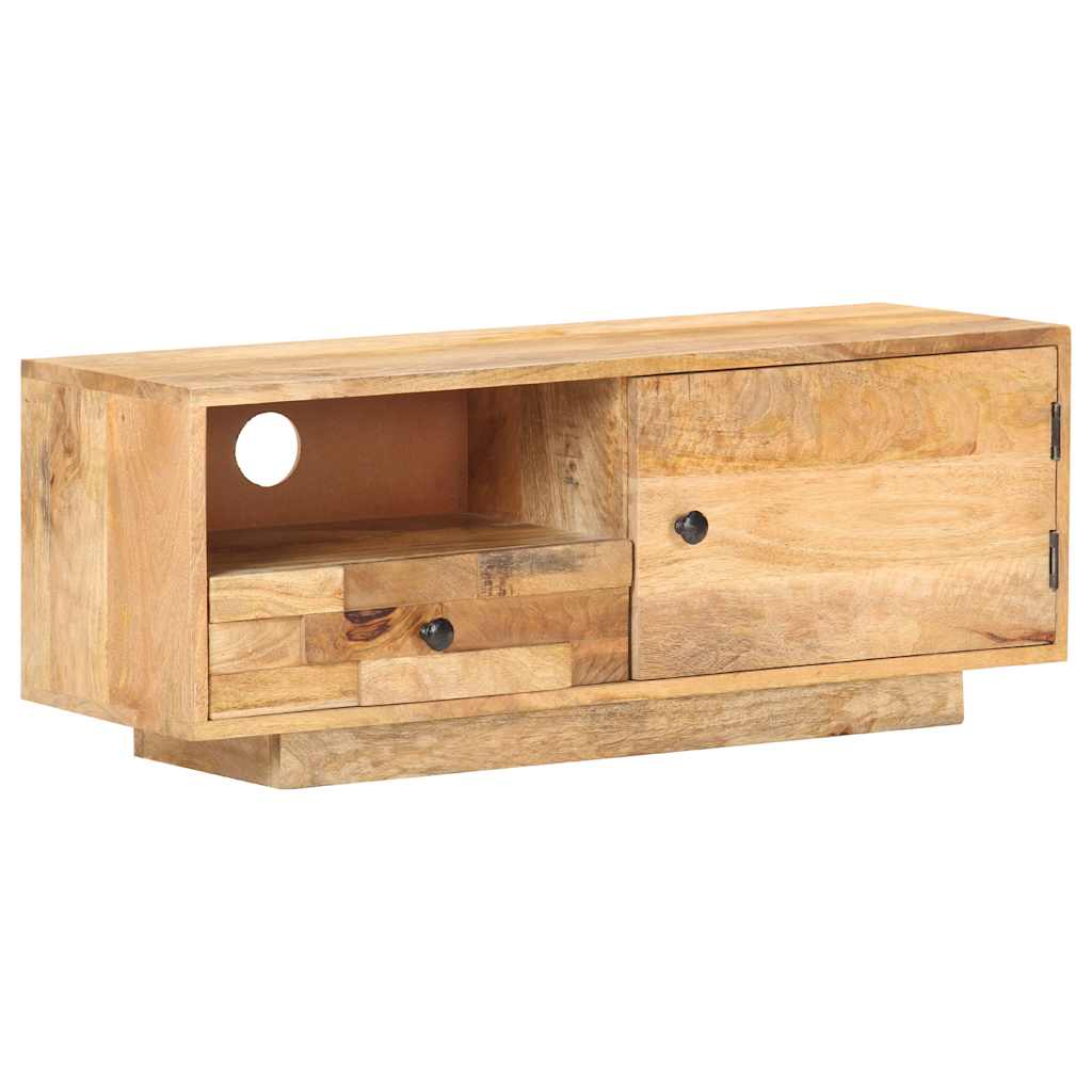 320466 vidaXL TV Cabinet 90x30x35 cm Solid Mango Wood