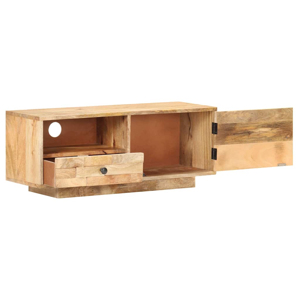 320466 vidaXL TV Cabinet 90x30x35 cm Solid Mango Wood