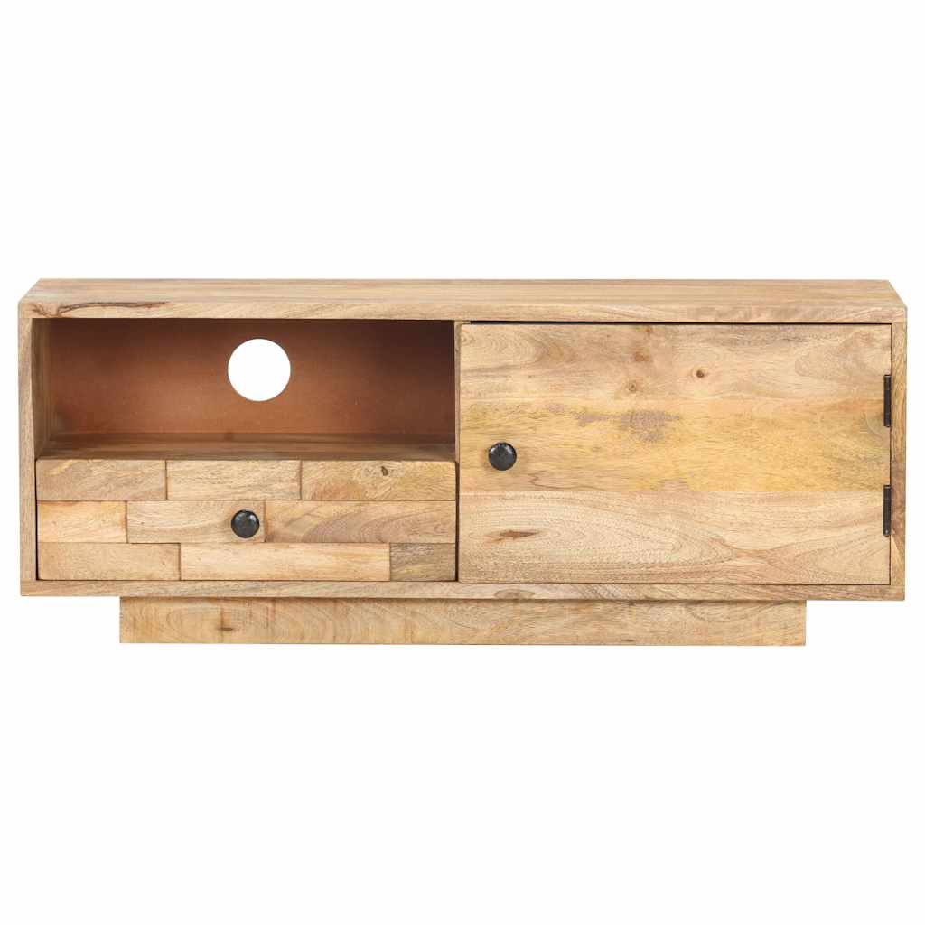 320466 vidaXL TV Cabinet 90x30x35 cm Solid Mango Wood