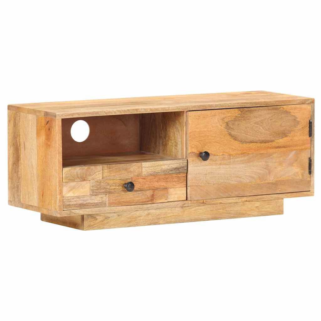 320466 vidaXL TV Cabinet 90x30x35 cm Solid Mango Wood
