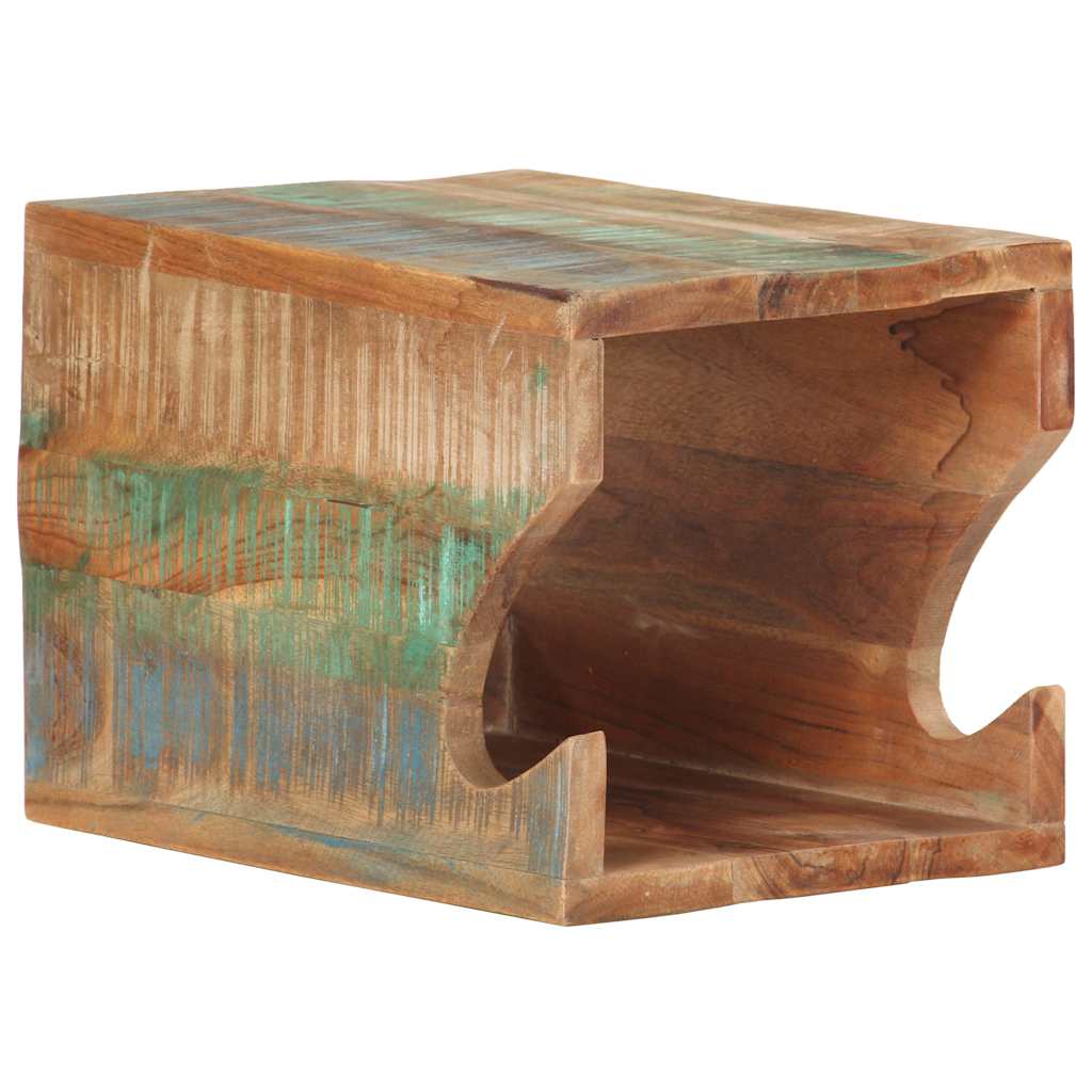 320478 vidaXL Wall Mounted Bicycle Rack 35x25x25 cm Solid Reclaimed Wood