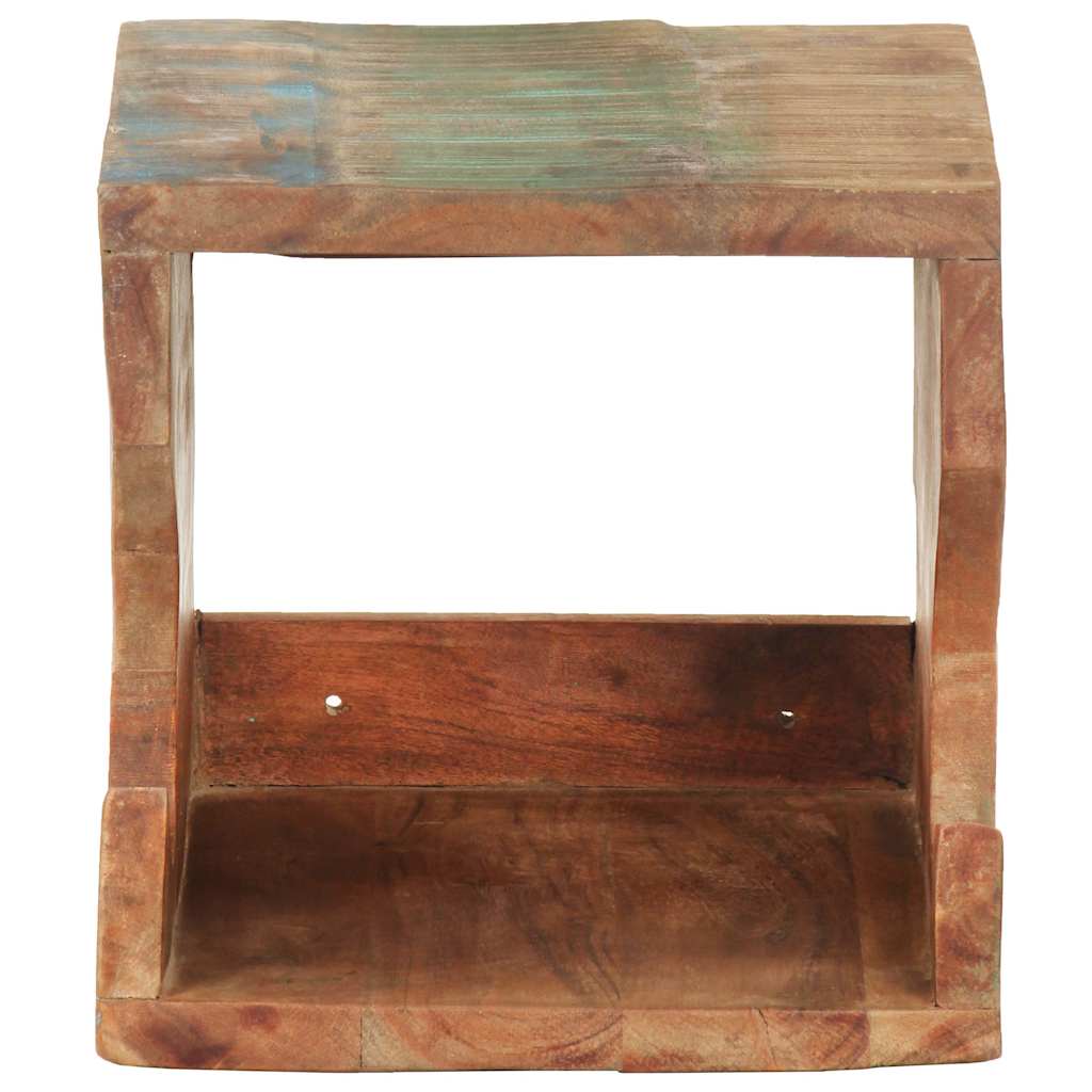 320478 vidaXL Wall Mounted Bicycle Rack 35x25x25 cm Solid Reclaimed Wood