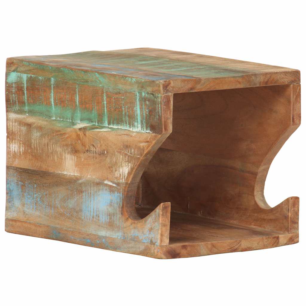 320478 vidaXL Wall Mounted Bicycle Rack 35x25x25 cm Solid Reclaimed Wood