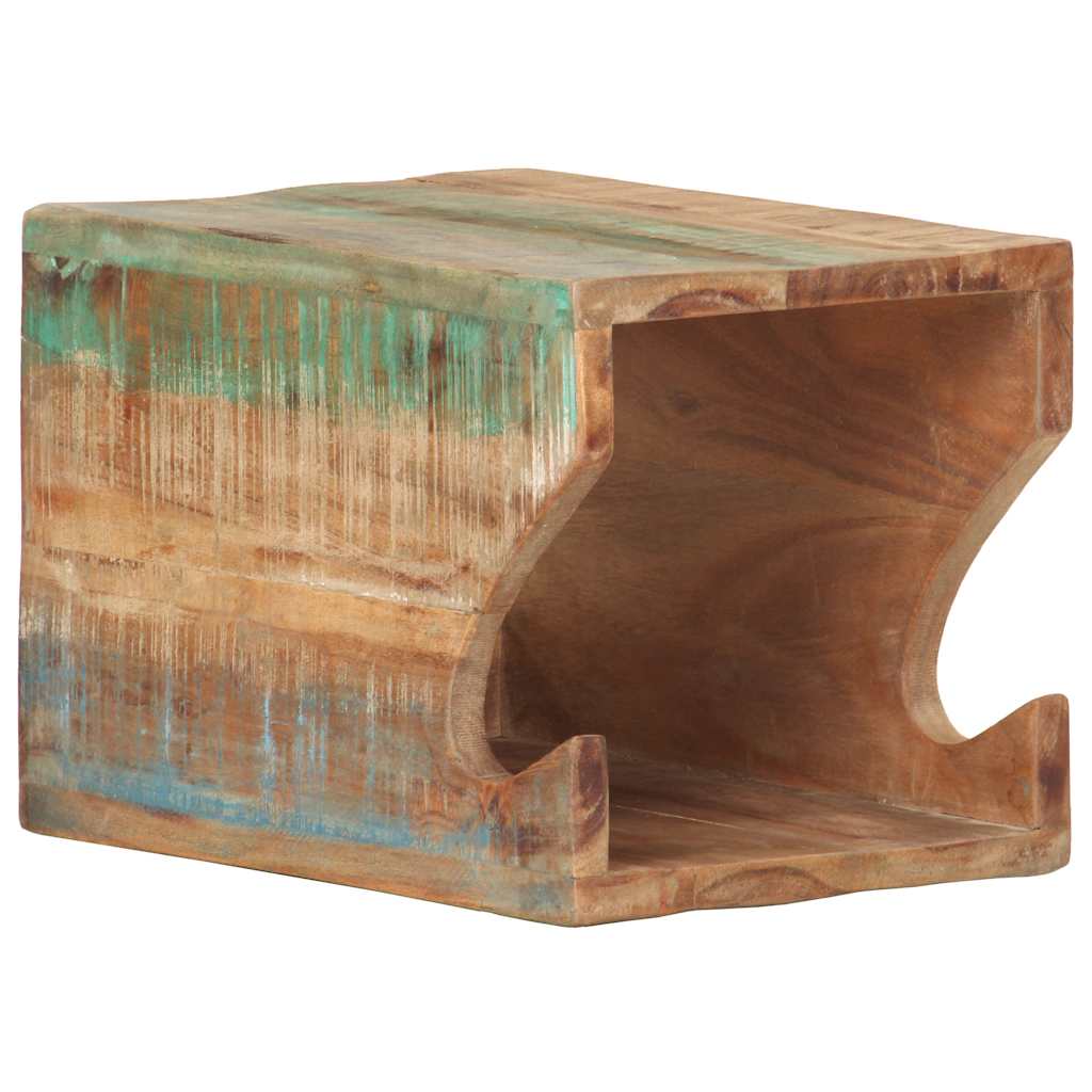 320478 vidaXL Wall Mounted Bicycle Rack 35x25x25 cm Solid Reclaimed Wood