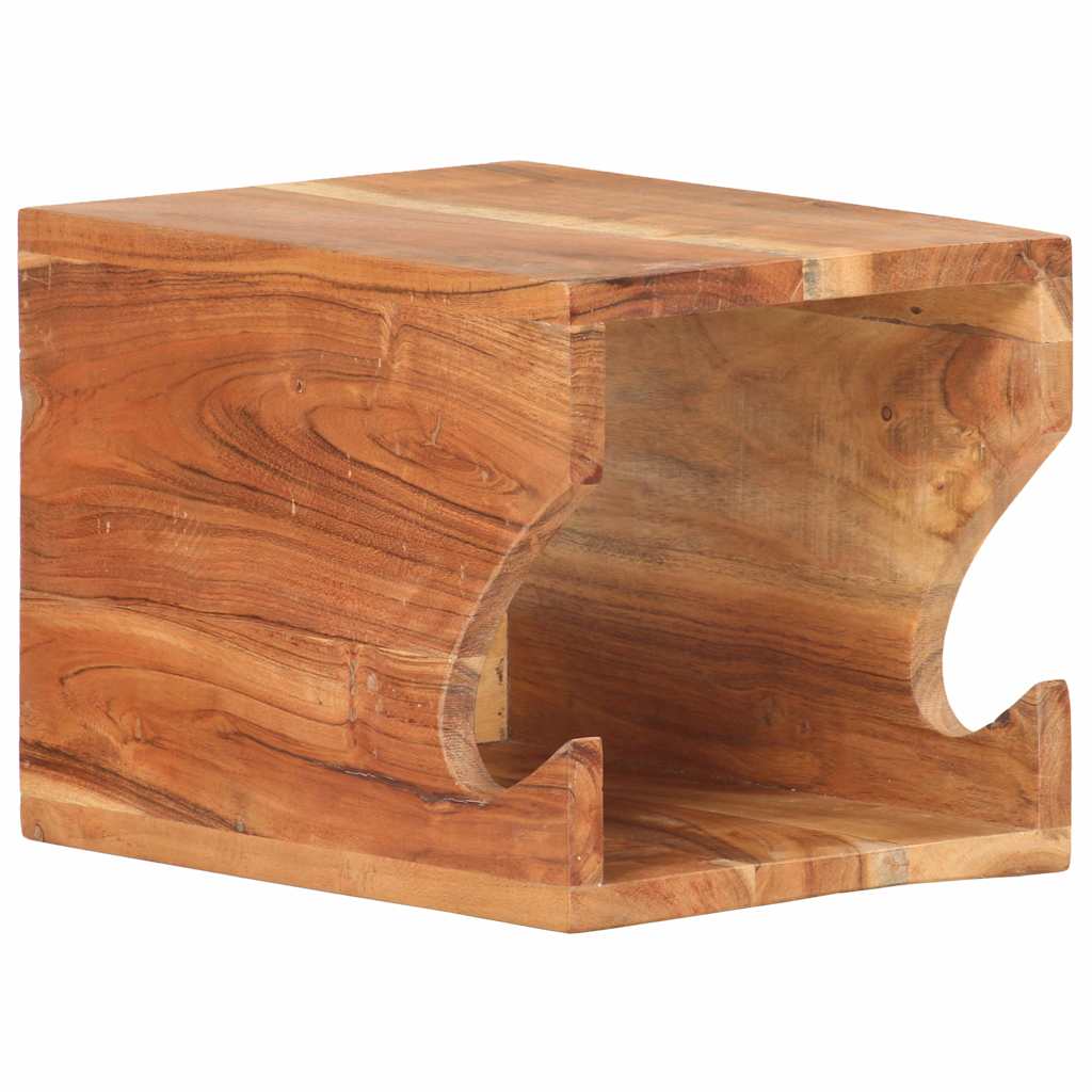 320479 vidaXL Wall Mounted Bicycle Rack 35x25x25 cm Solid Acacia Wood