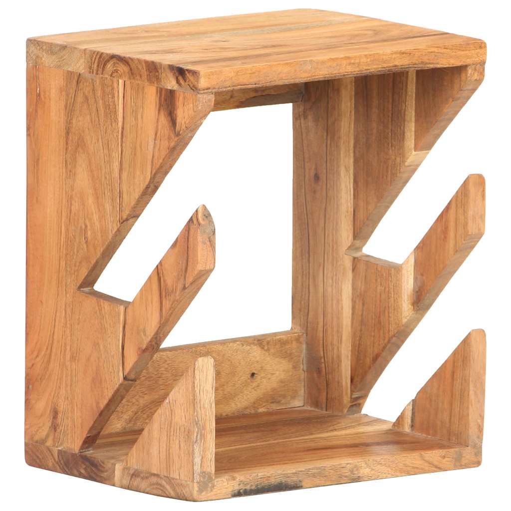 320482 vidaXL Wall Mounted Skateboard Holder 25x20x30 cm Solid Acacia Wood