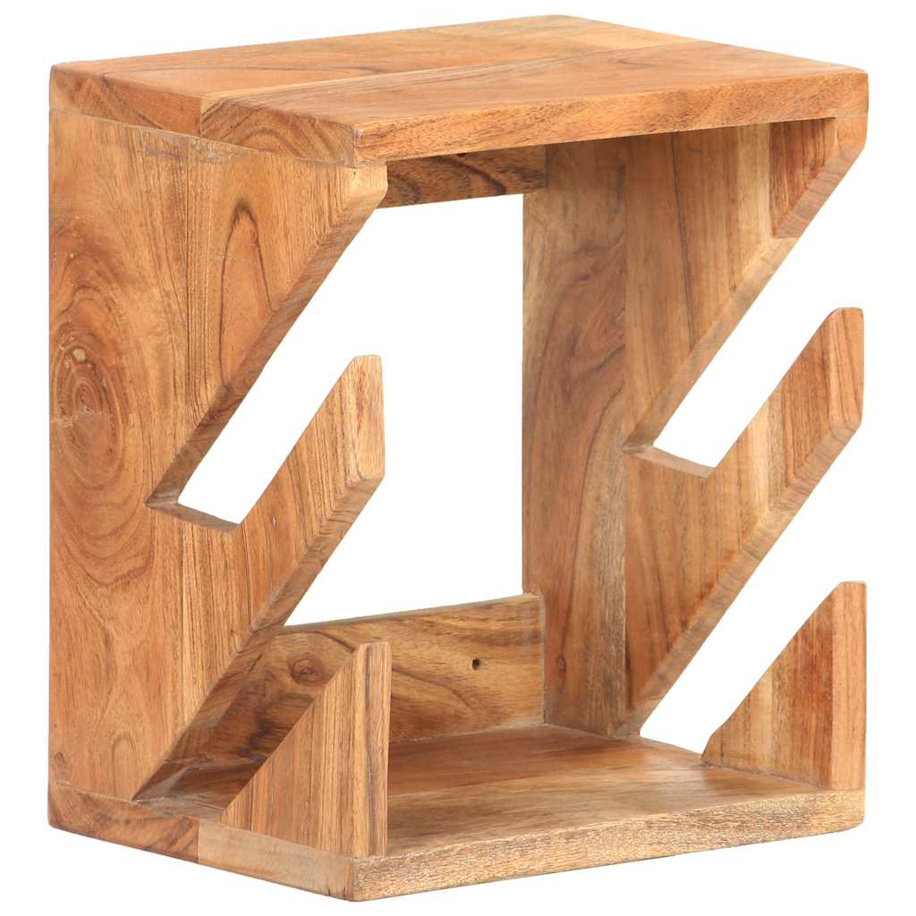 320482 vidaXL Wall Mounted Skateboard Holder 25x20x30 cm Solid Acacia Wood