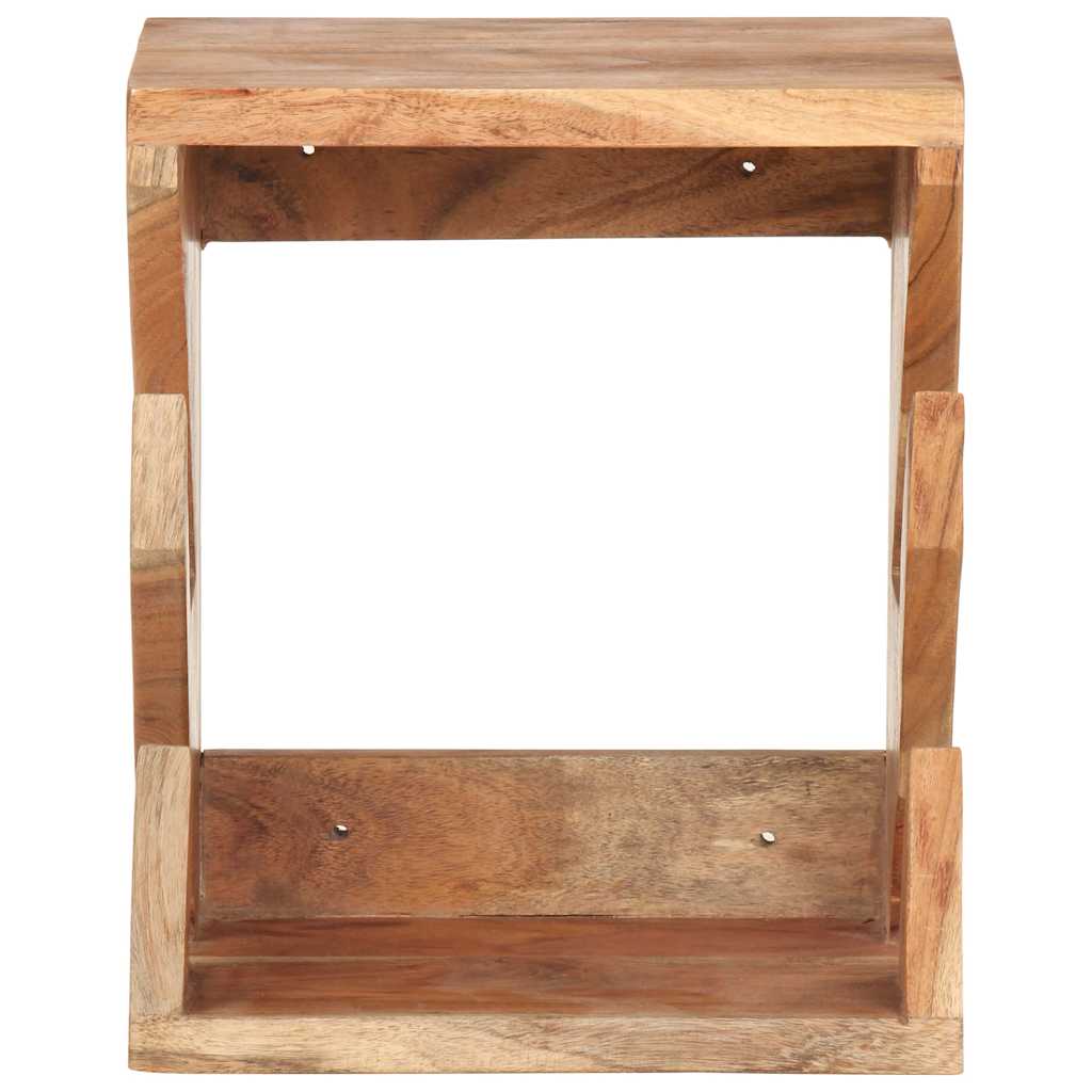 320482 vidaXL Wall Mounted Skateboard Holder 25x20x30 cm Solid Acacia Wood