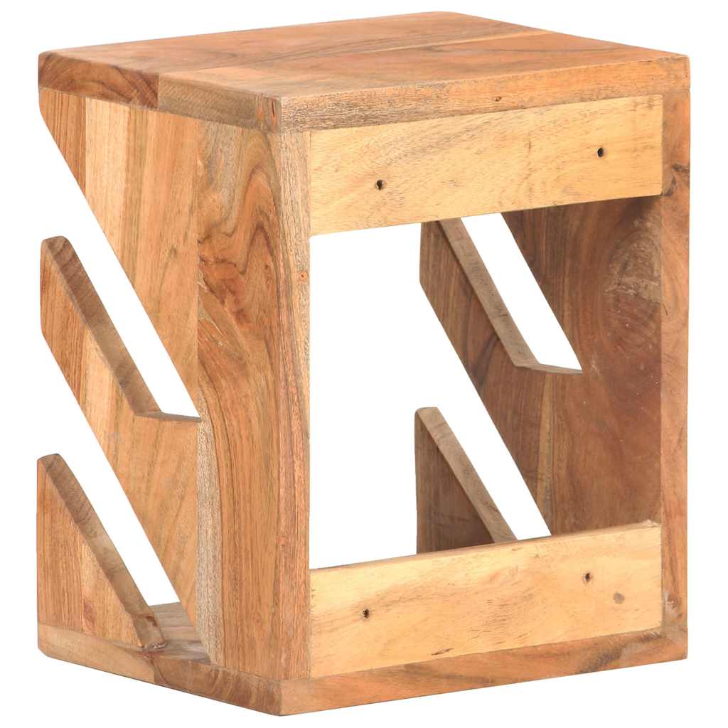 320482 vidaXL Wall Mounted Skateboard Holder 25x20x30 cm Solid Acacia Wood