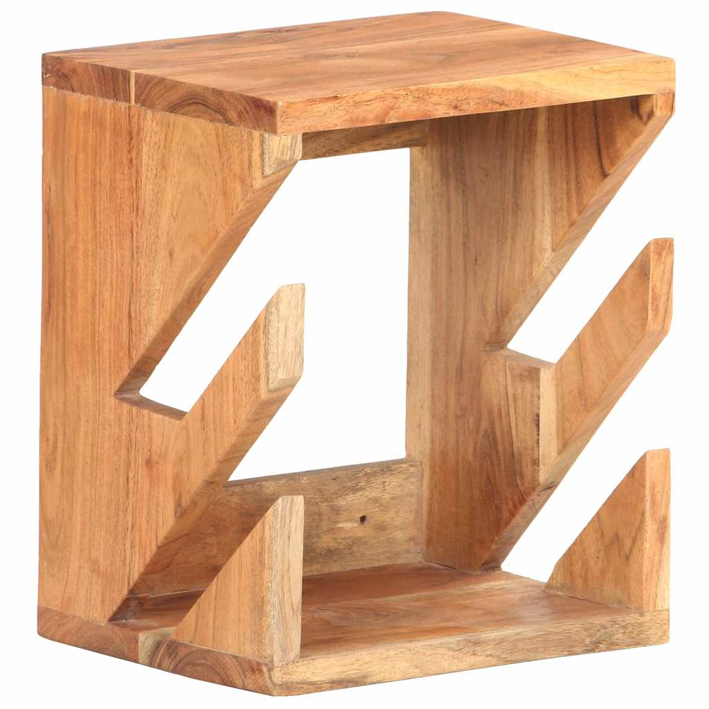 320482 vidaXL Wall Mounted Skateboard Holder 25x20x30 cm Solid Acacia Wood