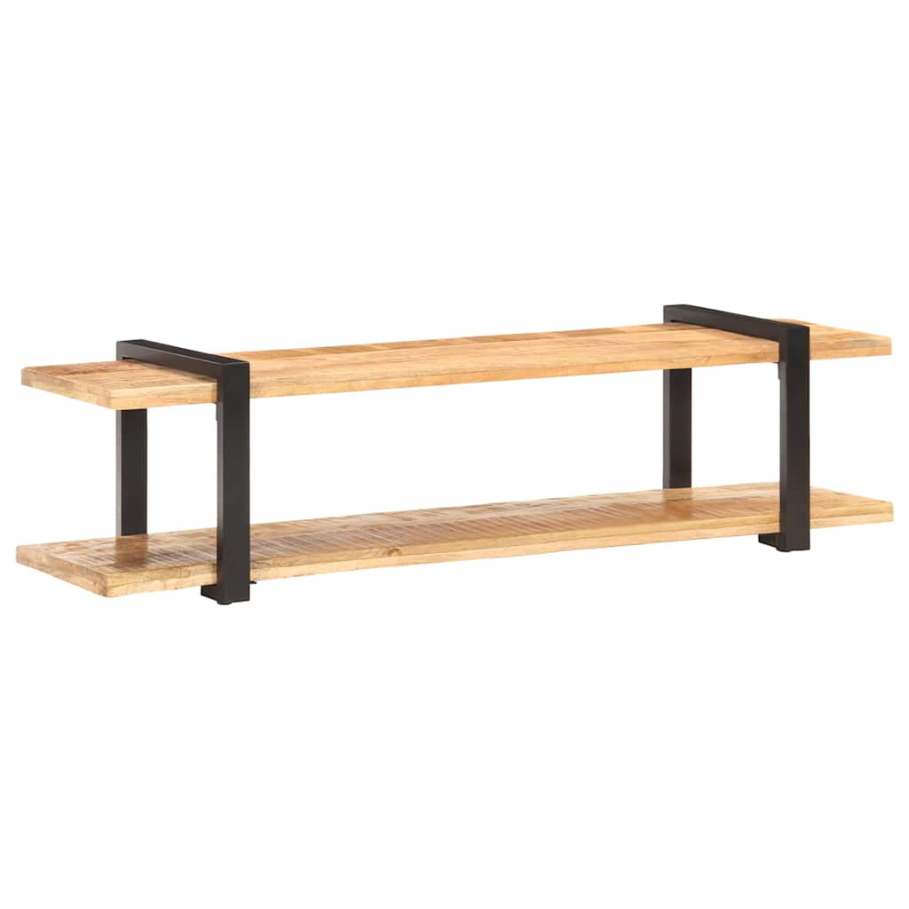 320497 vidaXL TV Cabinet 160x40x40 cm Solid Rough Mango Wood