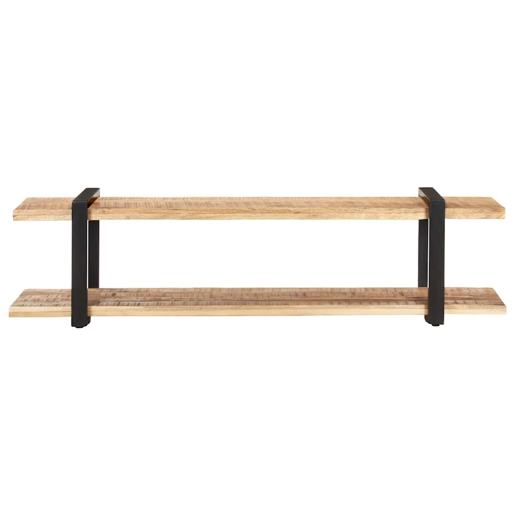 320497 vidaXL TV Cabinet 160x40x40 cm Solid Rough Mango Wood