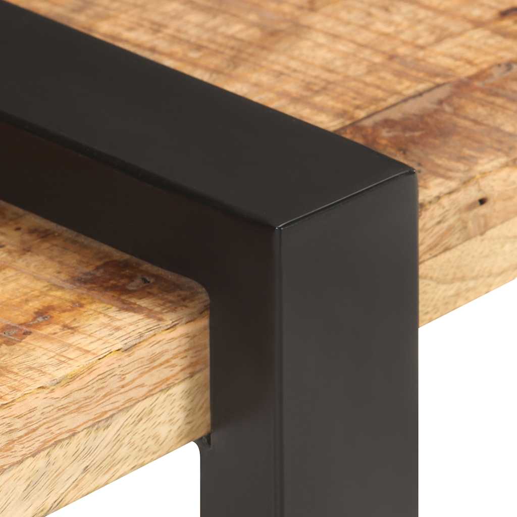 320497 vidaXL TV Cabinet 160x40x40 cm Solid Rough Mango Wood