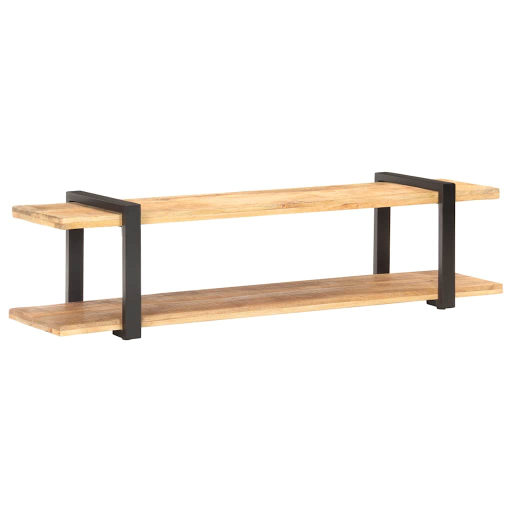 320497 vidaXL TV Cabinet 160x40x40 cm Solid Rough Mango Wood
