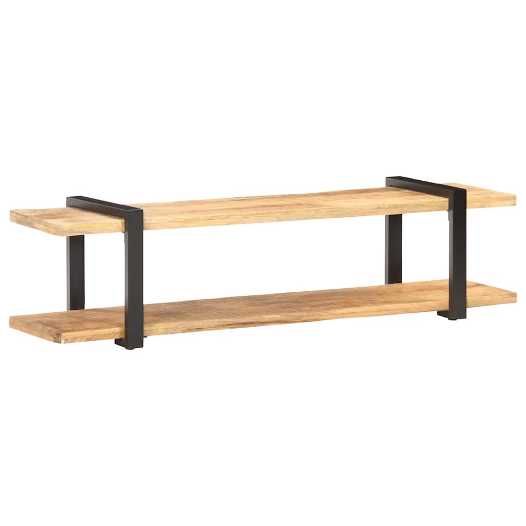 320497 vidaXL TV Cabinet 160x40x40 cm Solid Rough Mango Wood