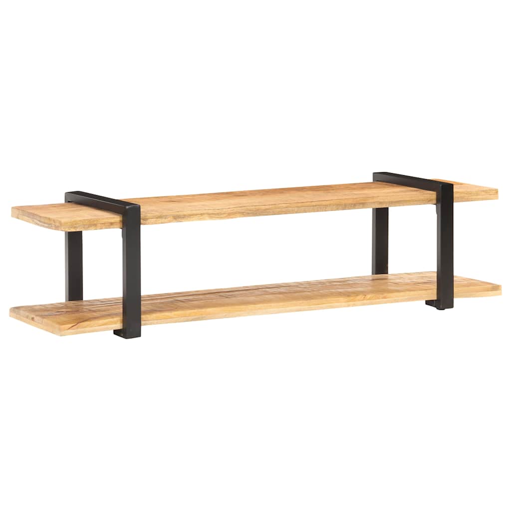 320497 vidaXL TV Cabinet 160x40x40 cm Solid Rough Mango Wood